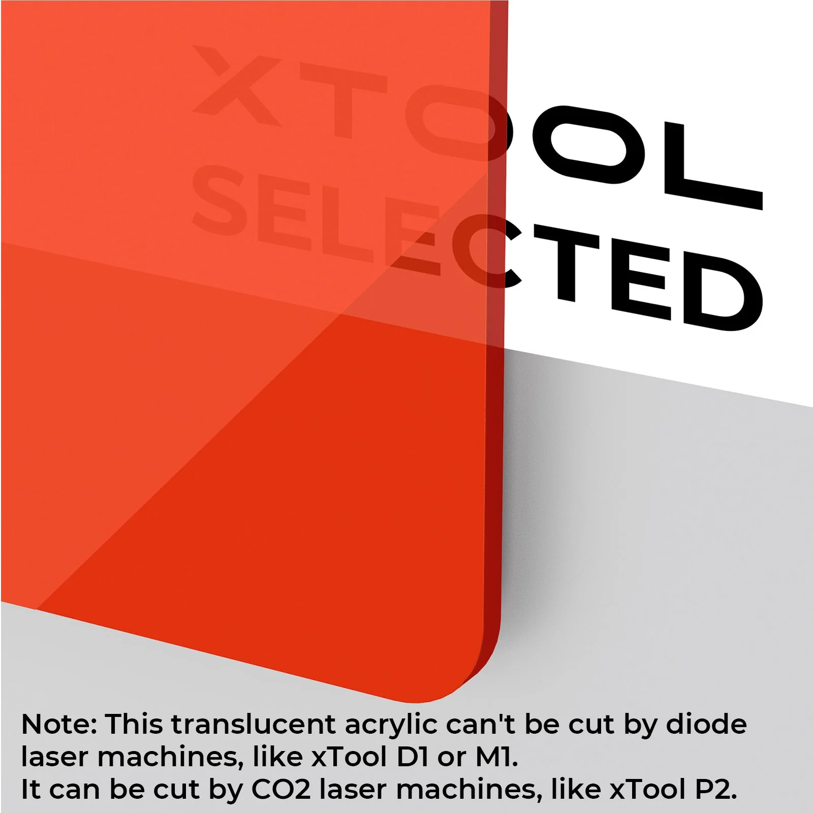 3mm Red Translucent Glossy Acrylic Sheet (3pcs) - Image 6