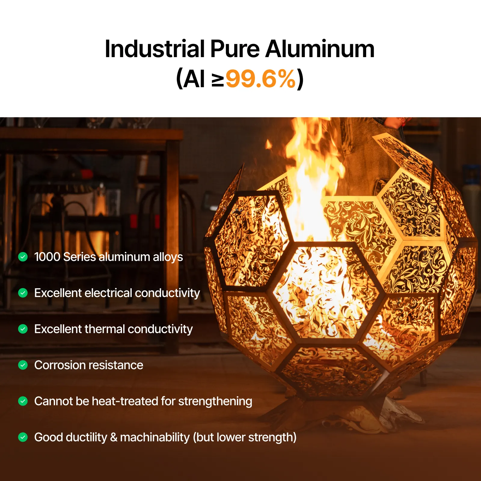 620 × 610 × 2 mm 1060 Aluminum Alloy Sheet (5pcs) - Image 4