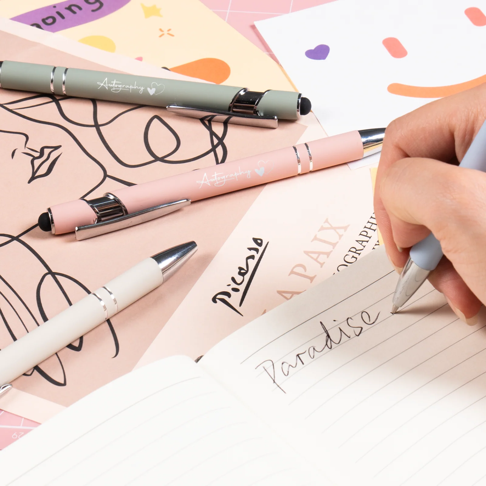 Ballpoint Pens with Stylus (12pcs) - Image 5