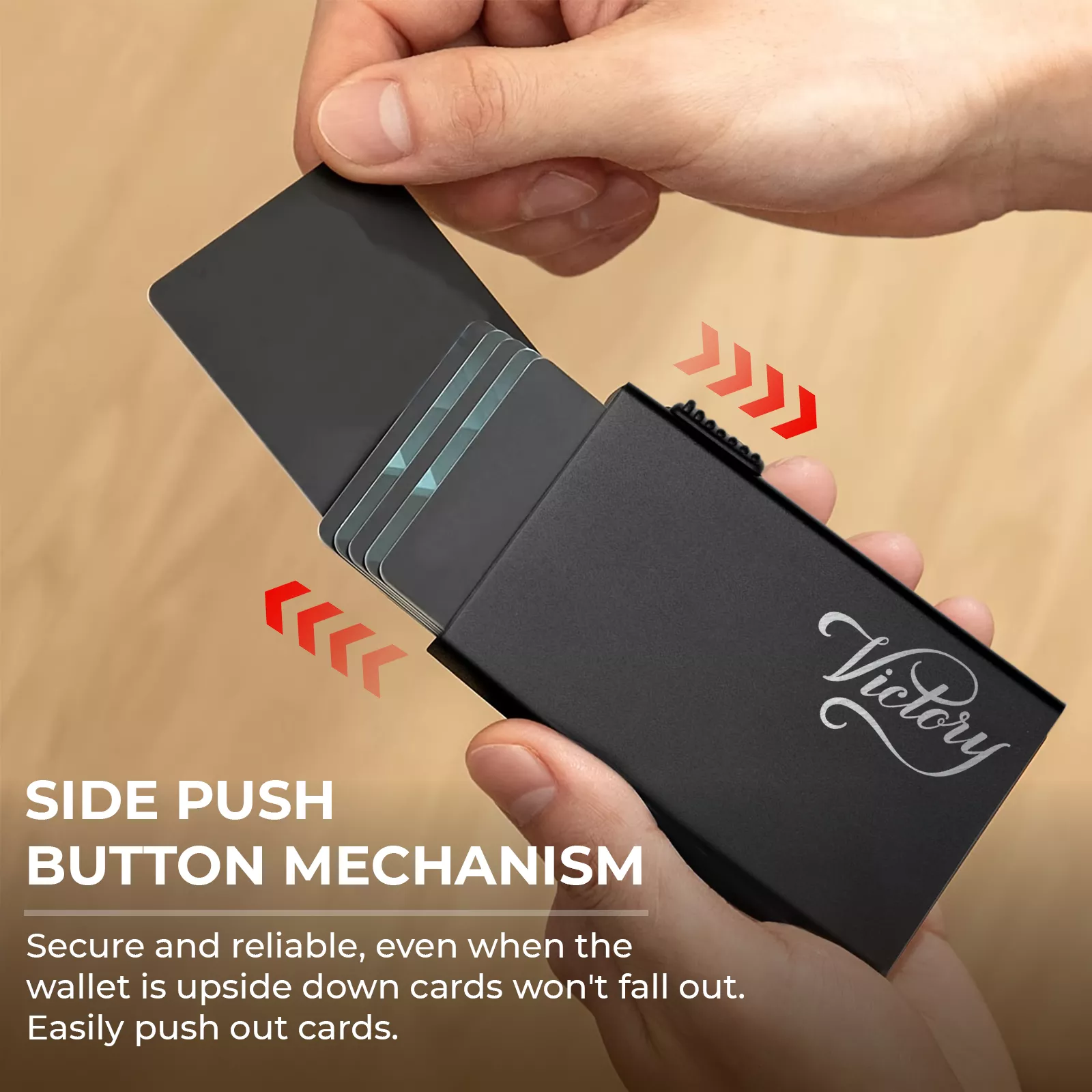 Black Business Card Holder - Image 4