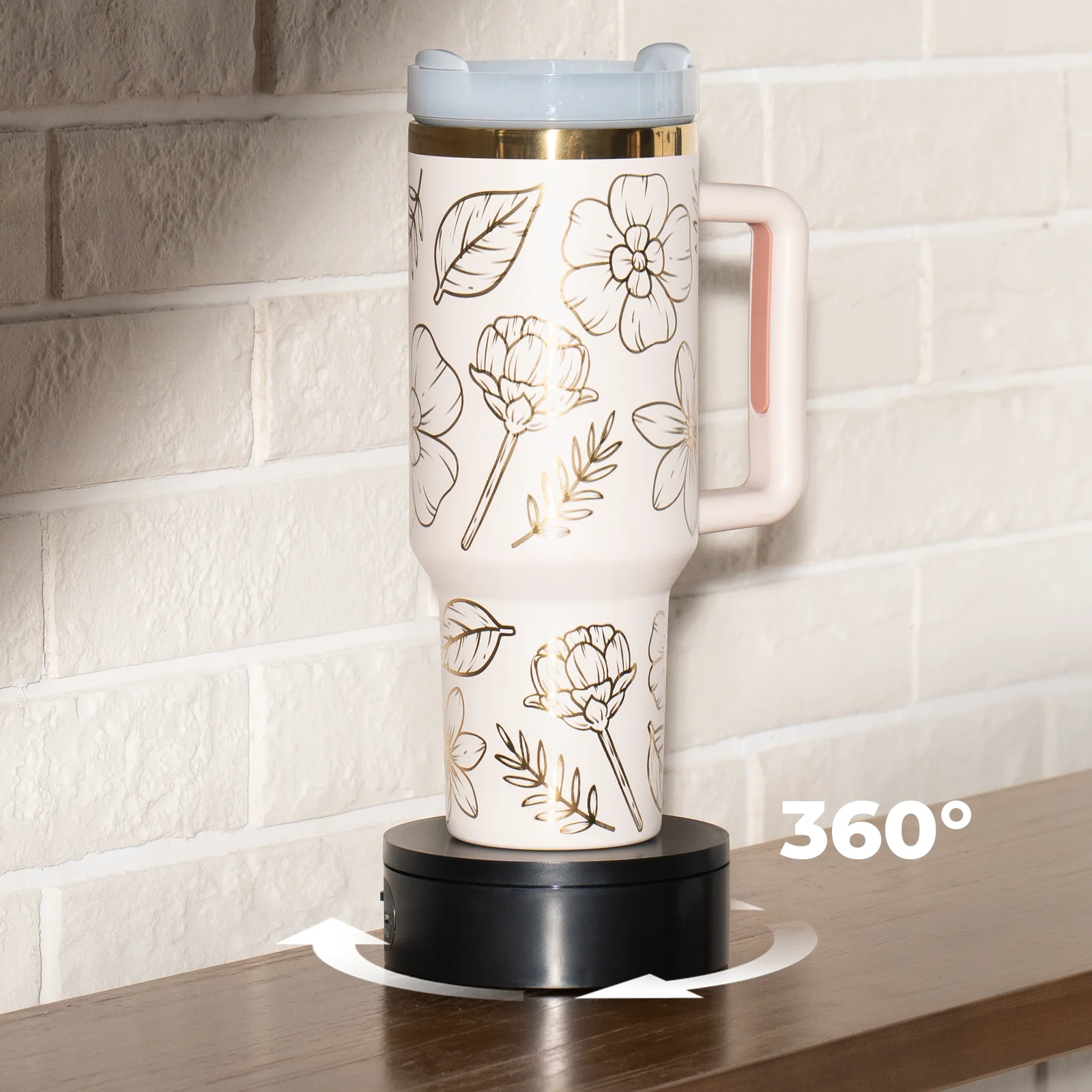 Black Rotating Display Stand - Image 2