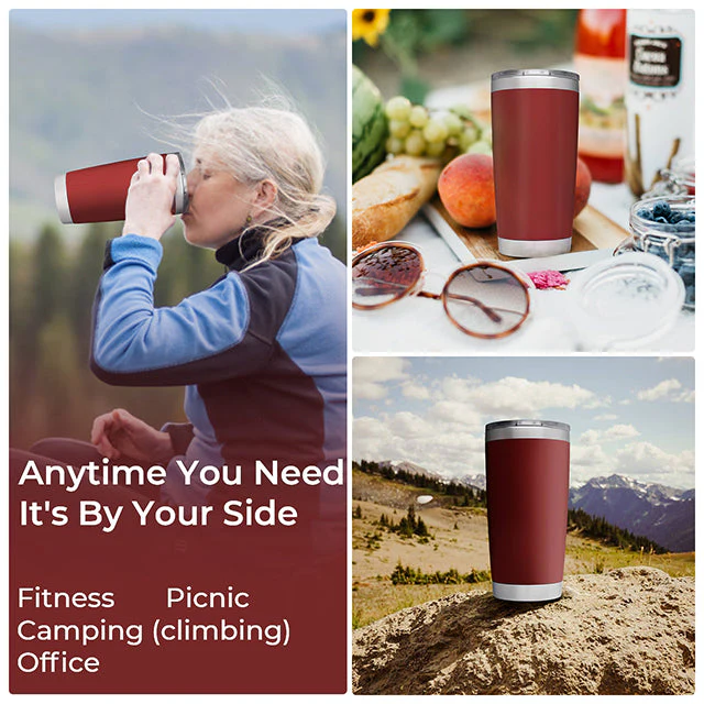 Brick Red Stainless Steel Tumbler kit (20oz) - Image 6