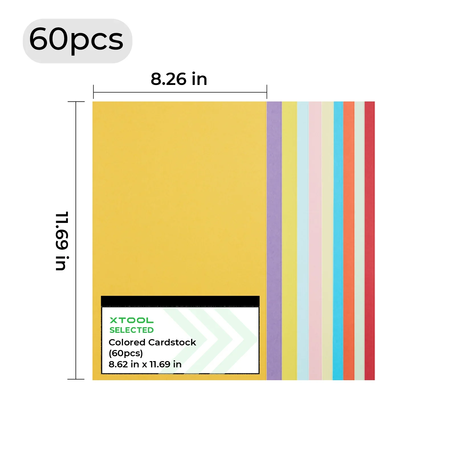 Colored Cardstock (60pcs) - Image 3