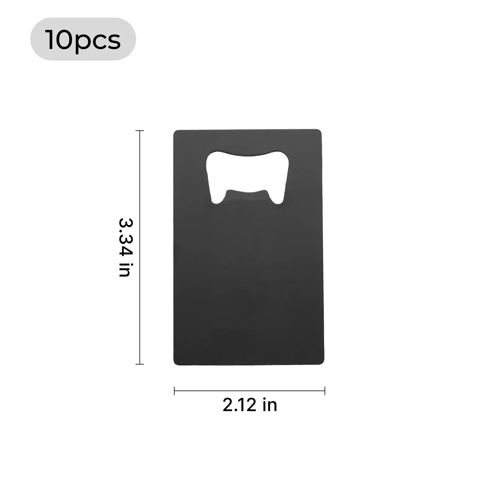 Black Credit Card Bottle Opener (10pcs) - Image 3