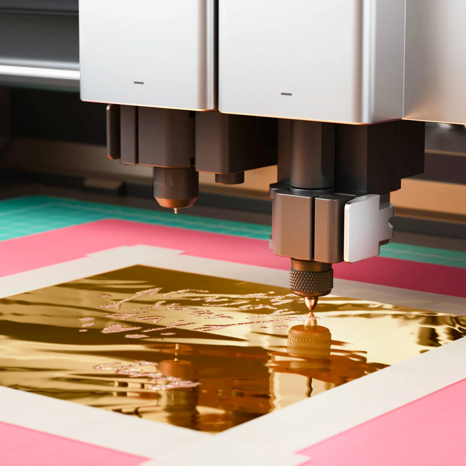 Gold and Silver Foil Transfer Paper for xTool M1 Ultra Hot Foil Pen (20pcs) - Image 4