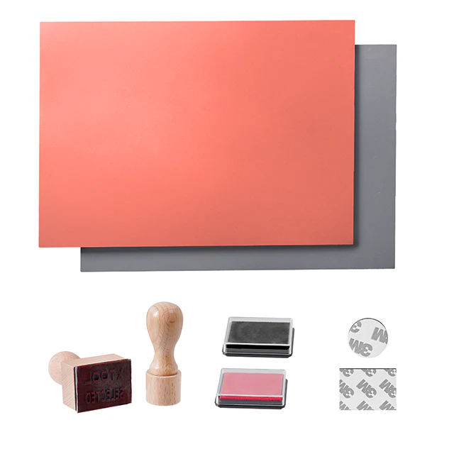 Laser Engraving Rubber Stamp Set - Image 3
