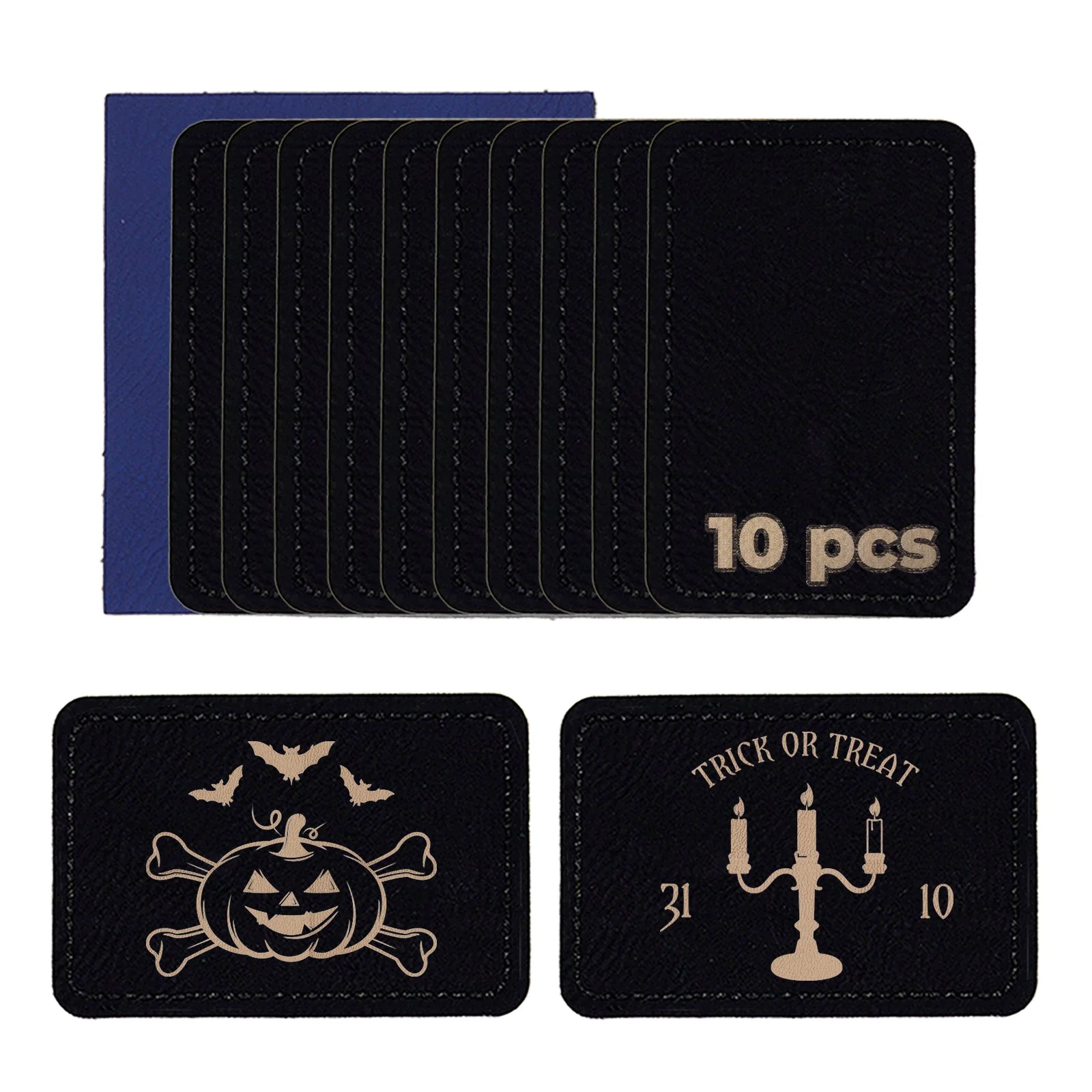 Laserable Leatherette Rectangular Patch (10pcs) - Image 11