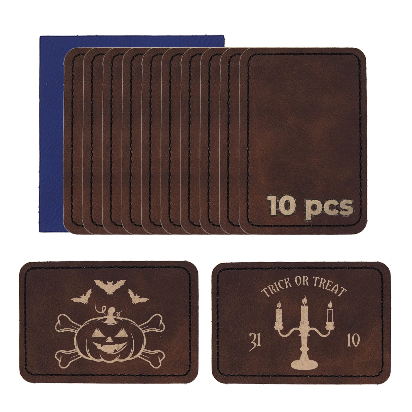 Laserable Leatherette Rectangular Patch (10pcs) - Image 13
