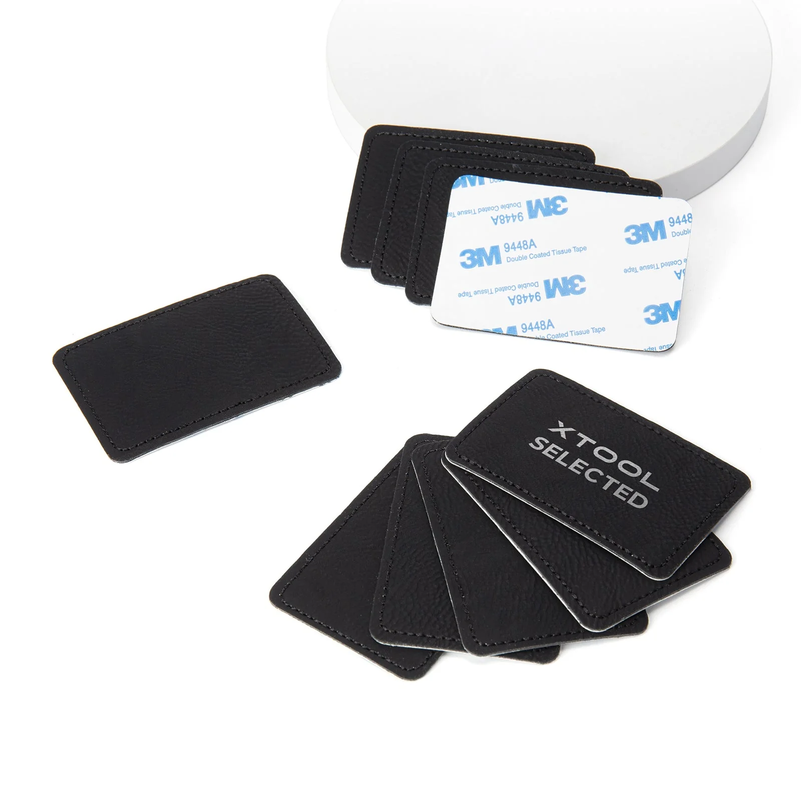 Laserable Leatherette Rectangular Patch (10pcs) - Image 6