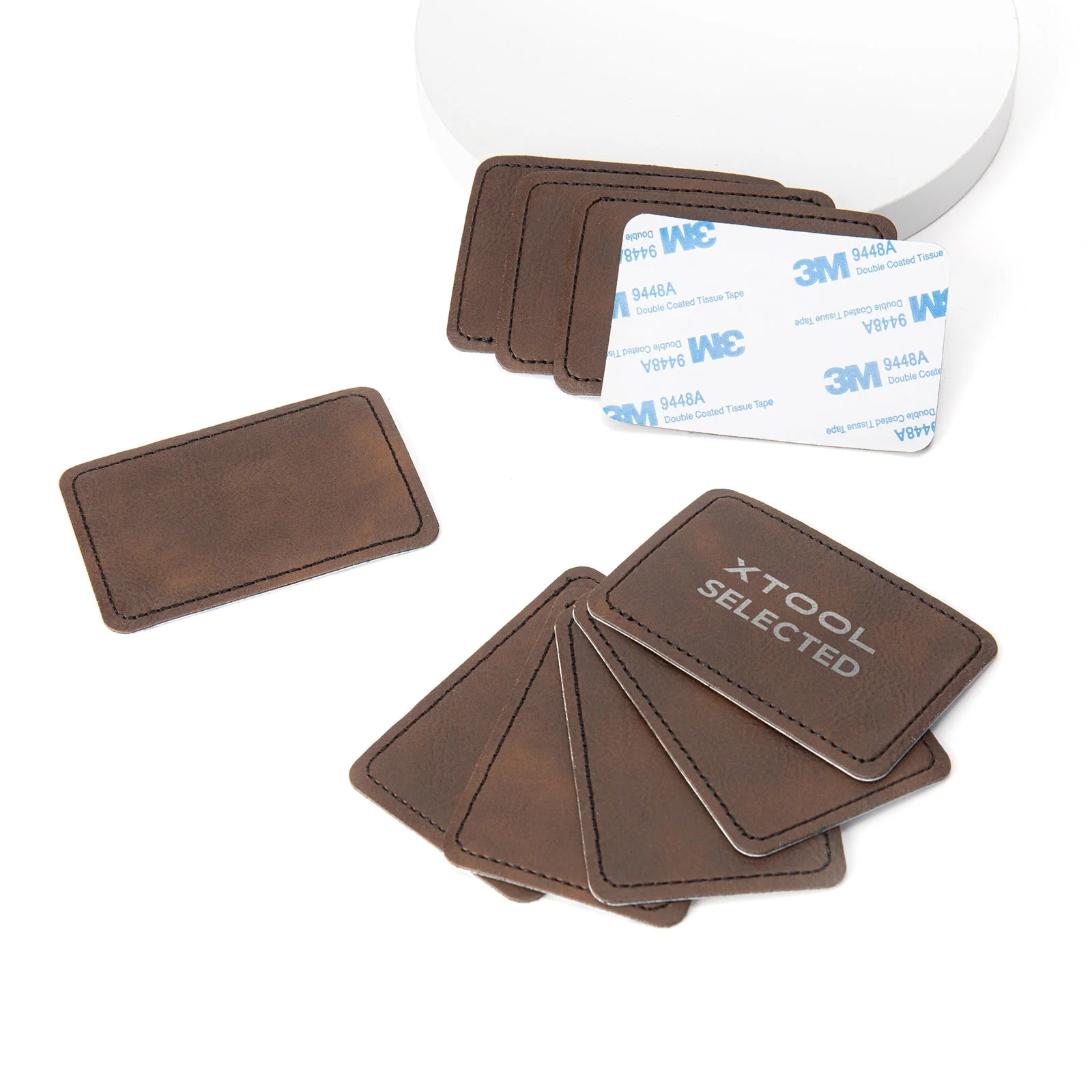 Laserable Leatherette Rectangular Patch (10pcs) - Image 8