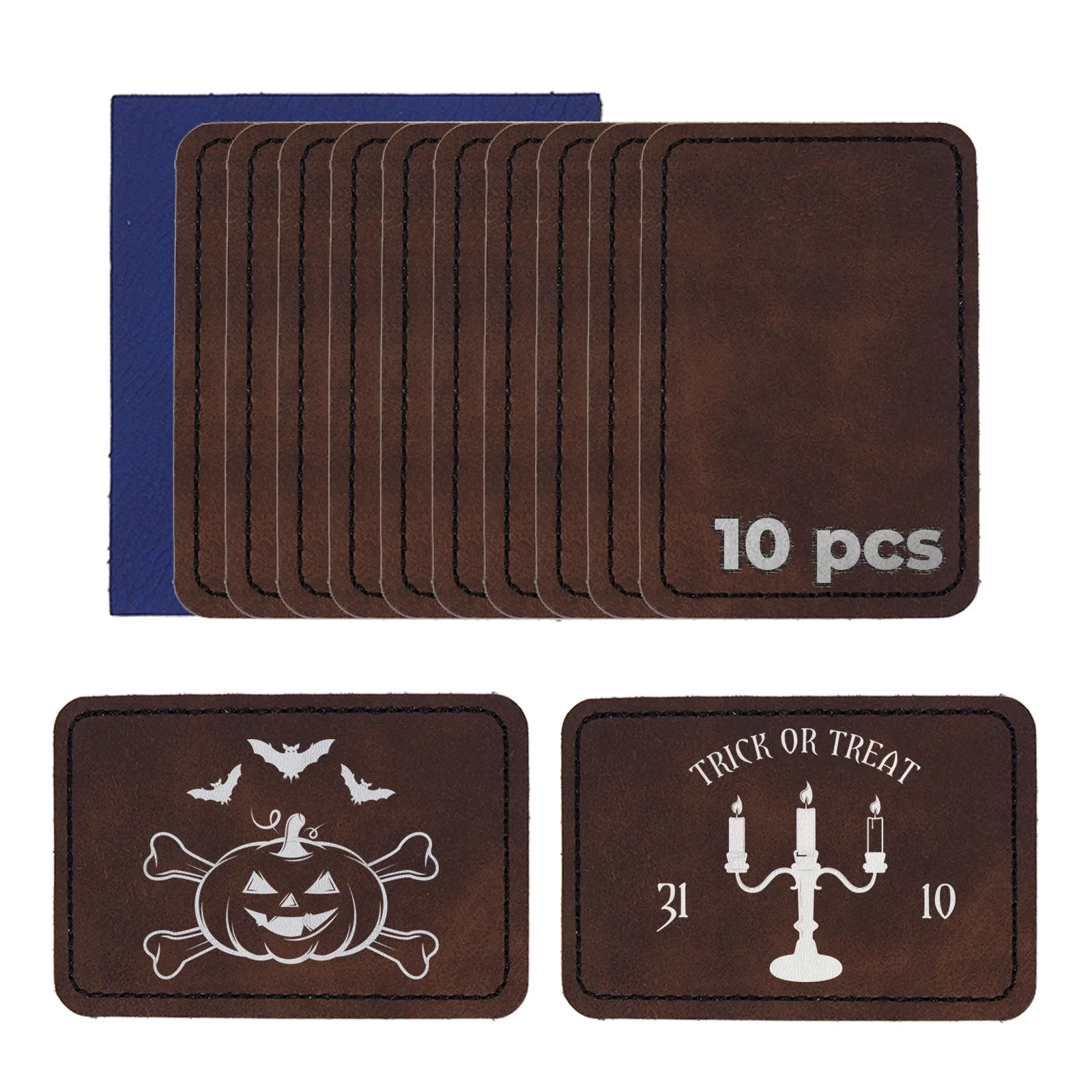 Laserable Leatherette Rectangular Patch (10pcs) - Image 9