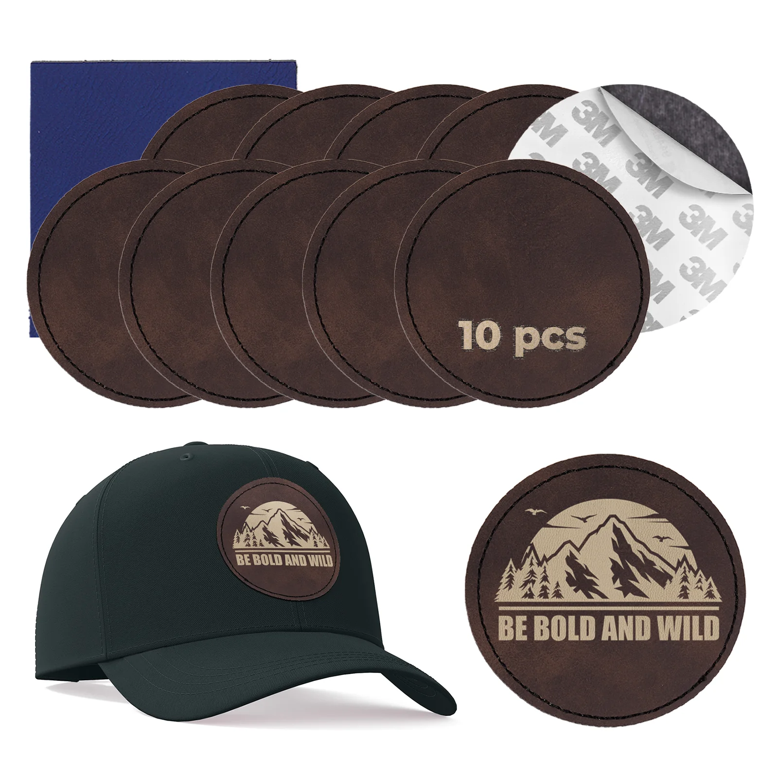Laserable PU Round Patch (10pcs) - Image 15
