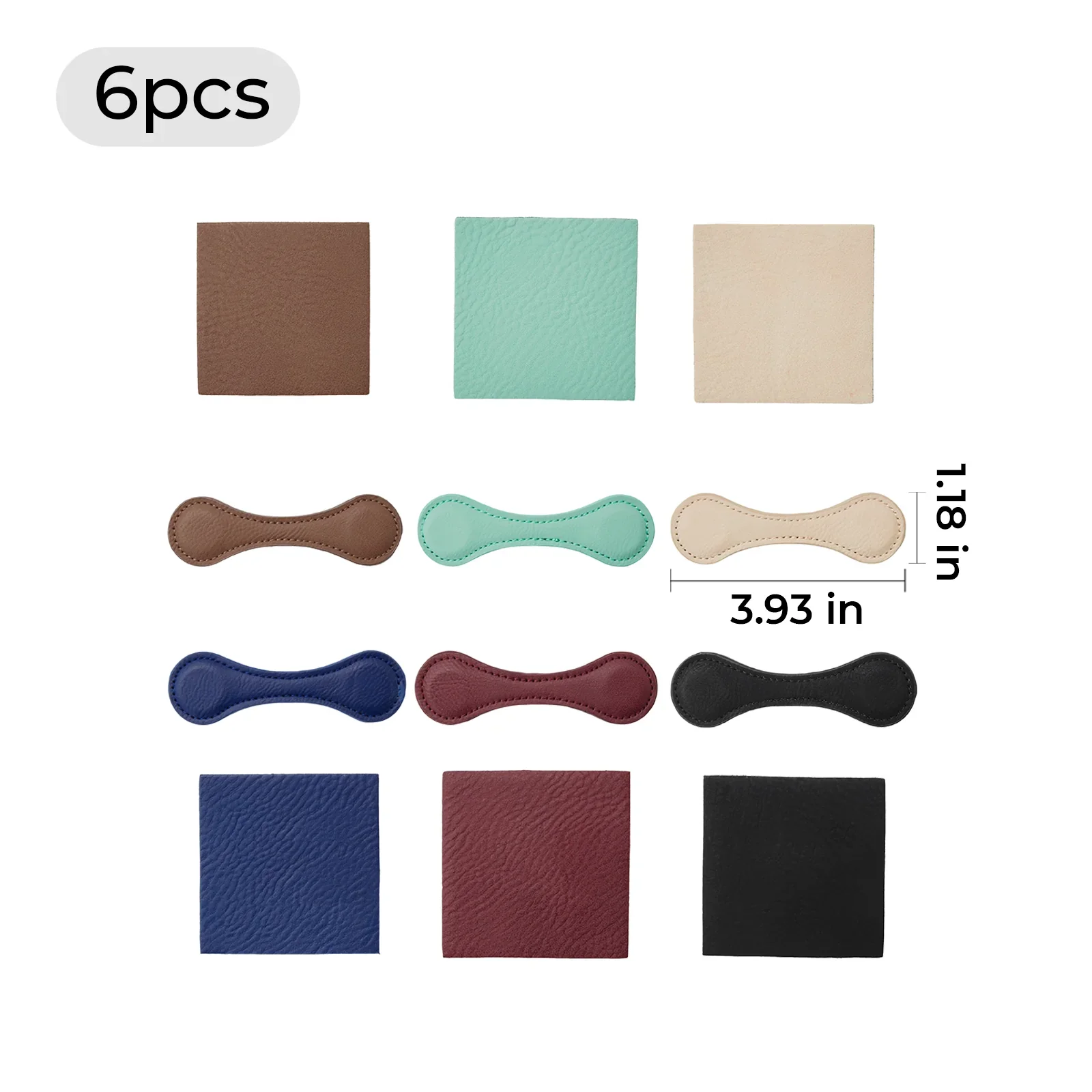Laserable PU Mixed Color Magnetic Bookmark (6pcs) - Image 3