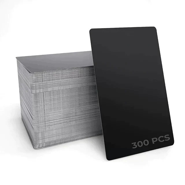 Matte Aluminum Metal Business Cards (300pcs) - Image 5