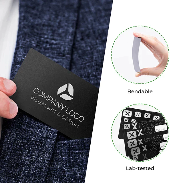 Matte Aluminum Metal Business Cards (300pcs) - Image 7