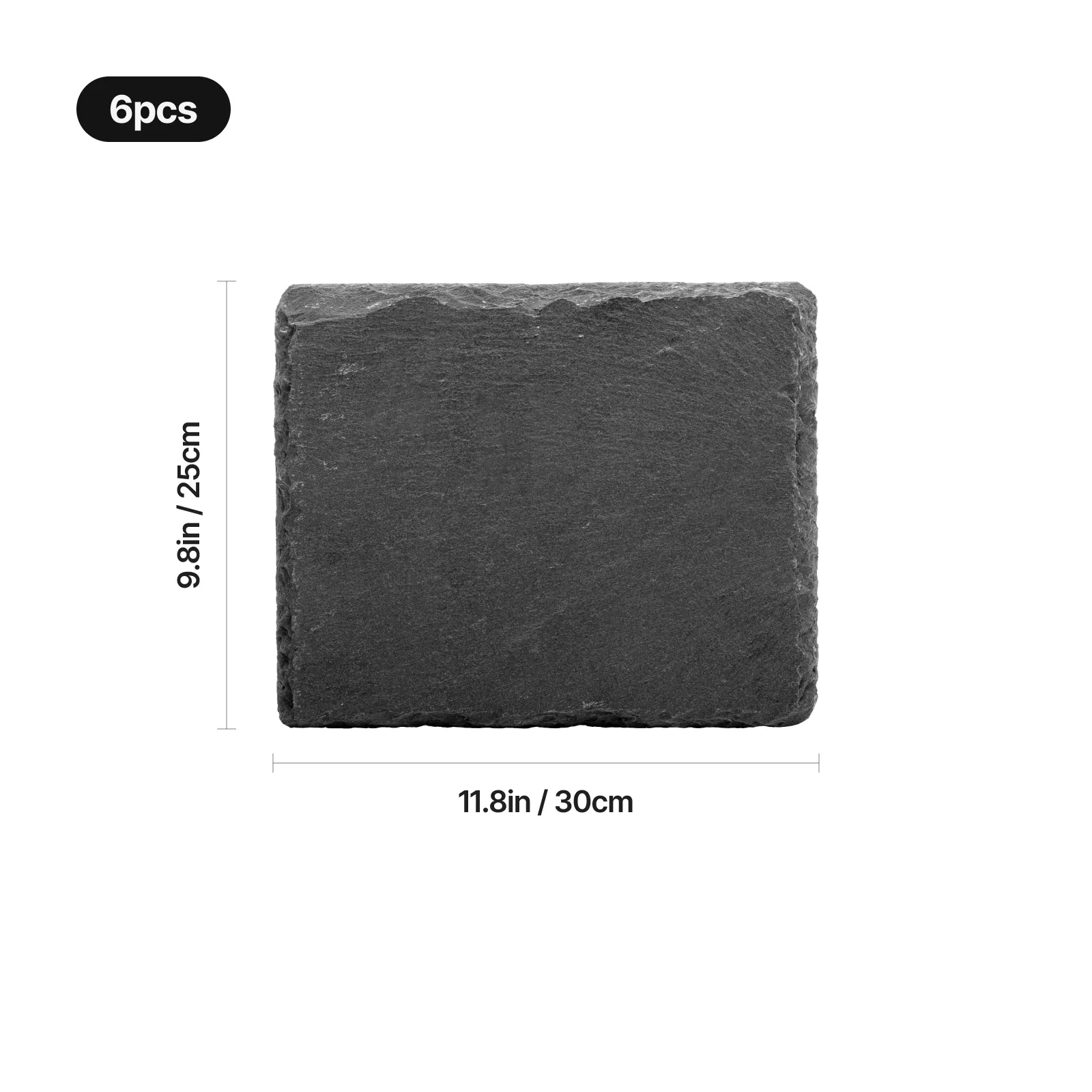 Rectangular Blank Rock Slate (6pcs) - Image 3