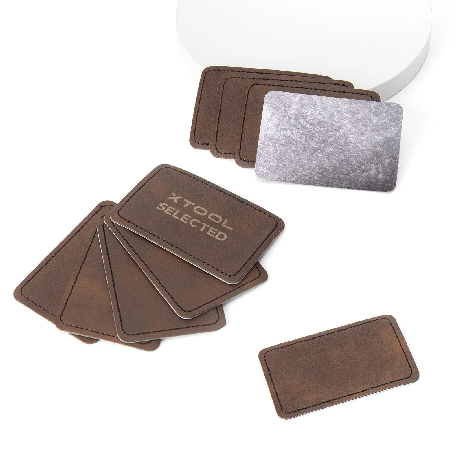 Rectangular Laserable PU Iron-on Patch (10pcs) - Image 13