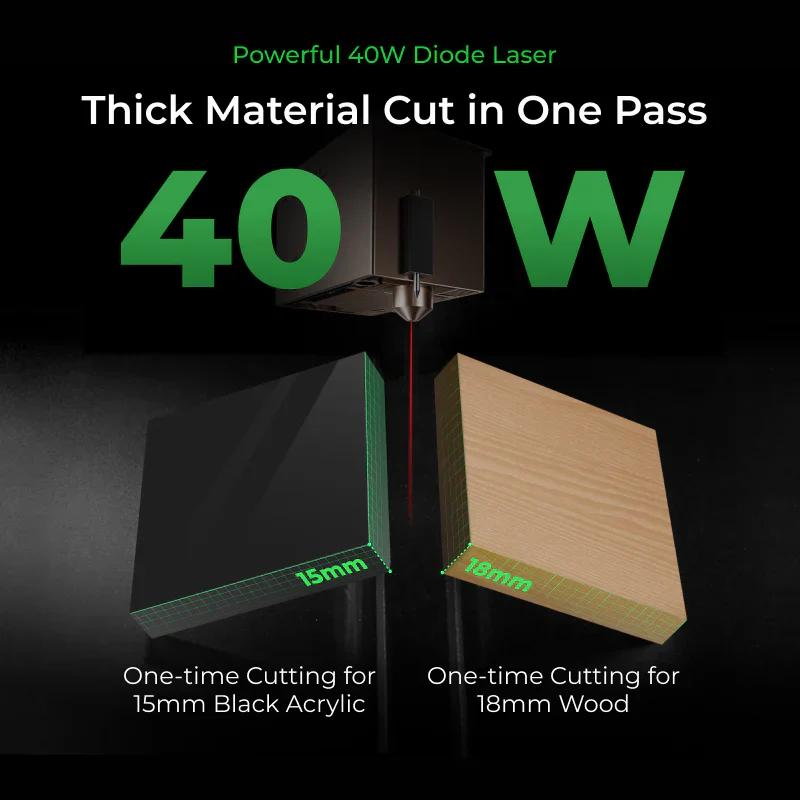 xTool S1 Enclosed Diode Laser Cutter - Image 4