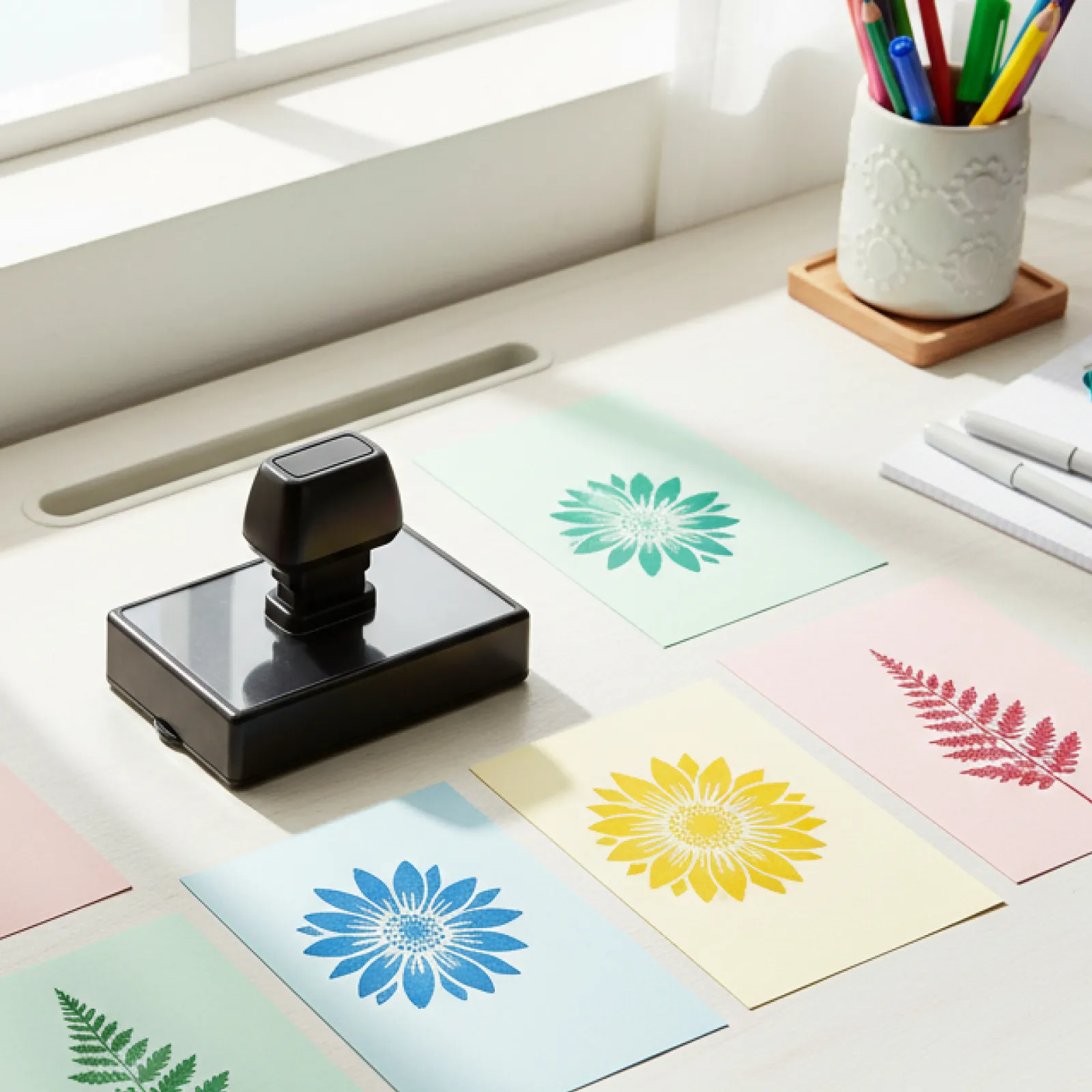 Self-Inking Flash Stamp Pad (4pcs) - Image 2
