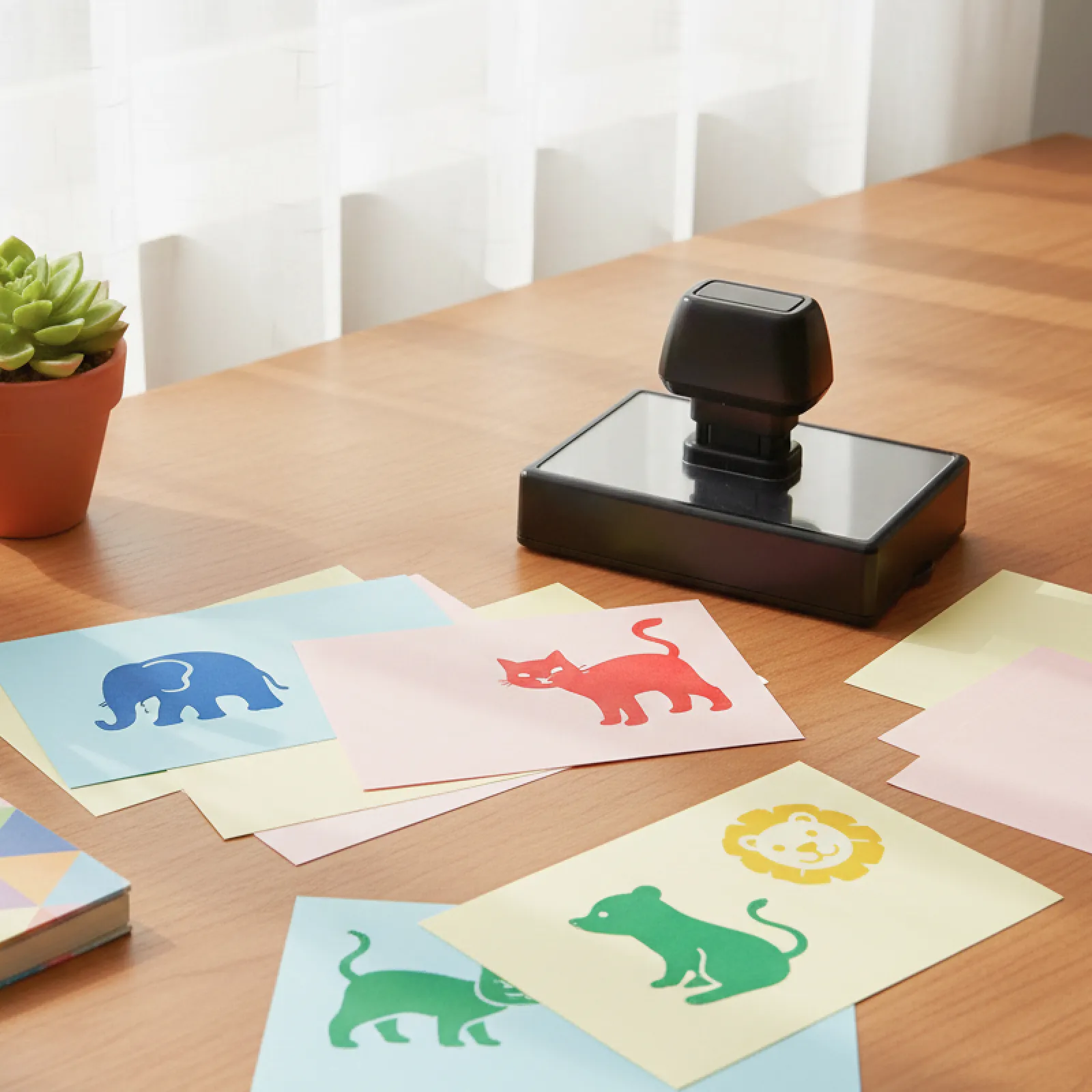 Self-Inking Flash Stamp Pad (4pcs) - Image 4