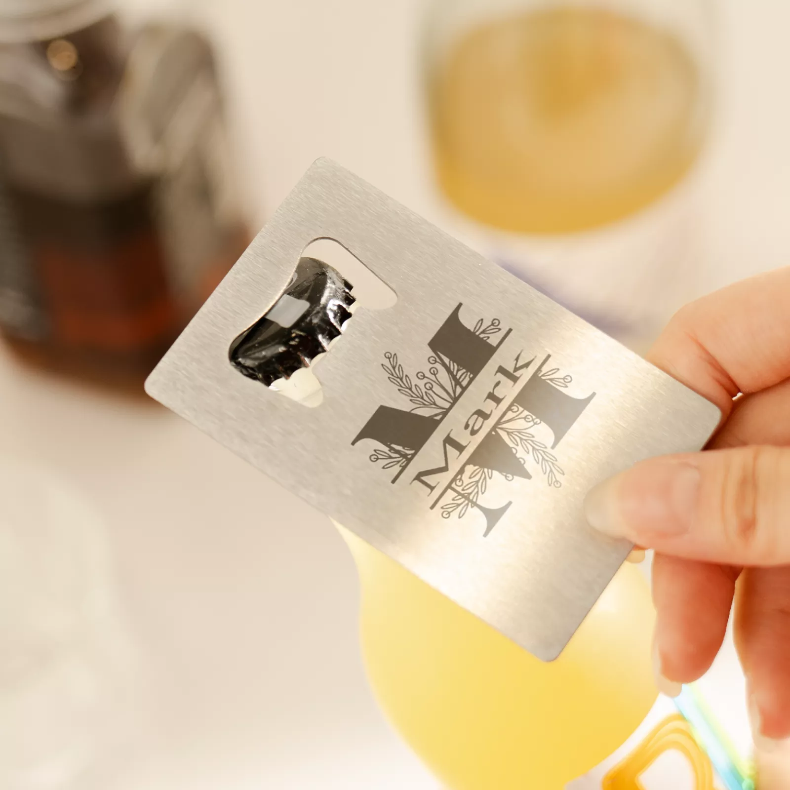 Silver Credit Card Bottle Opener (10pcs) - Image 2