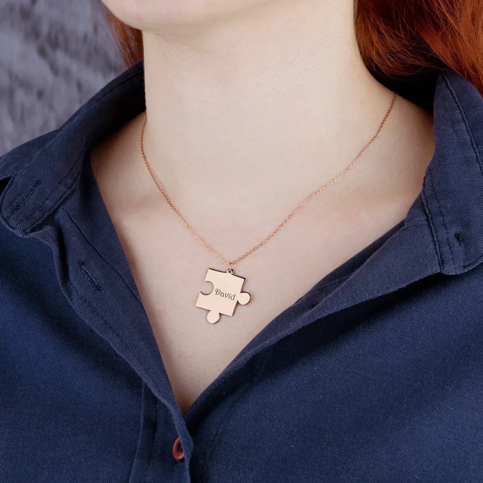Stainless Steel Puzzle Pendant (30pcs) - Image 2