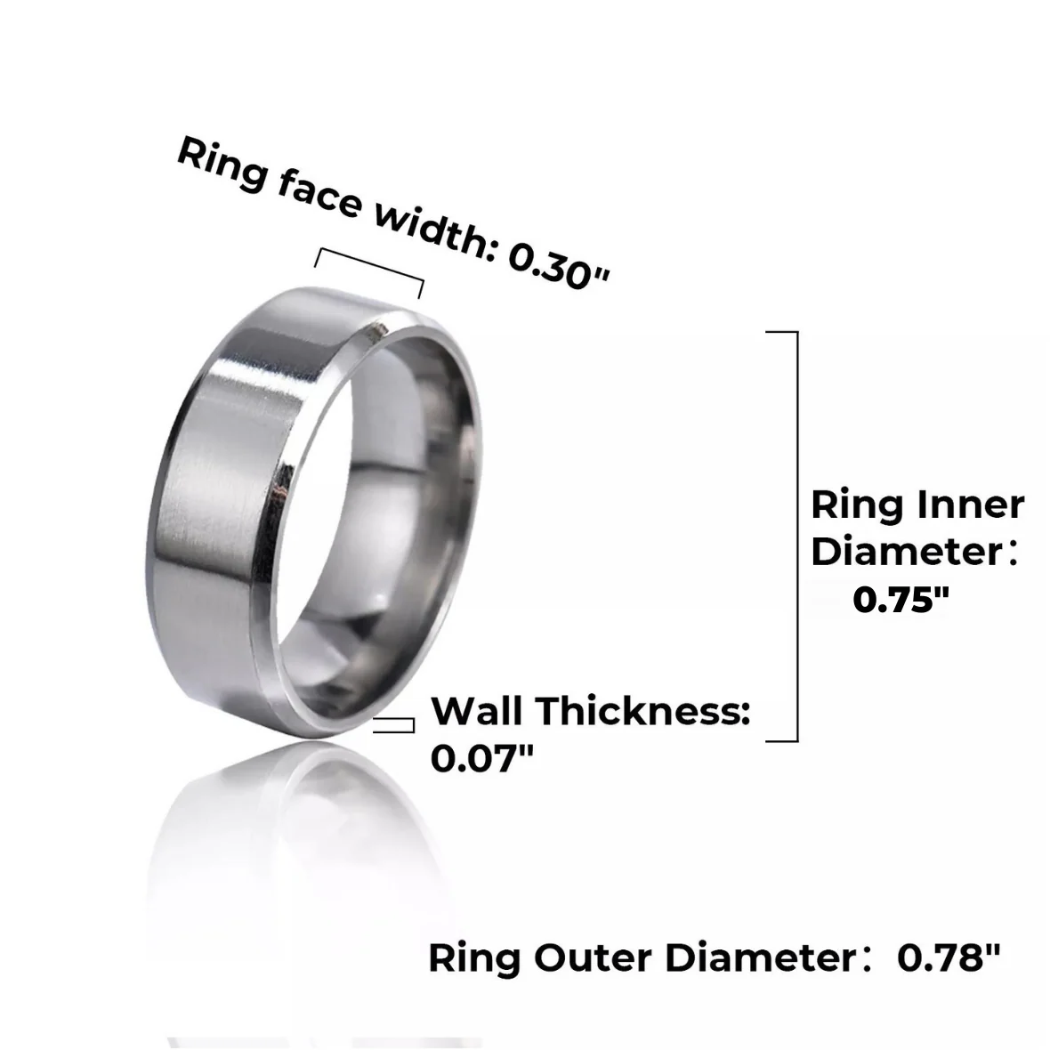 Stainless Steel Ring (10pcs) - Image 3