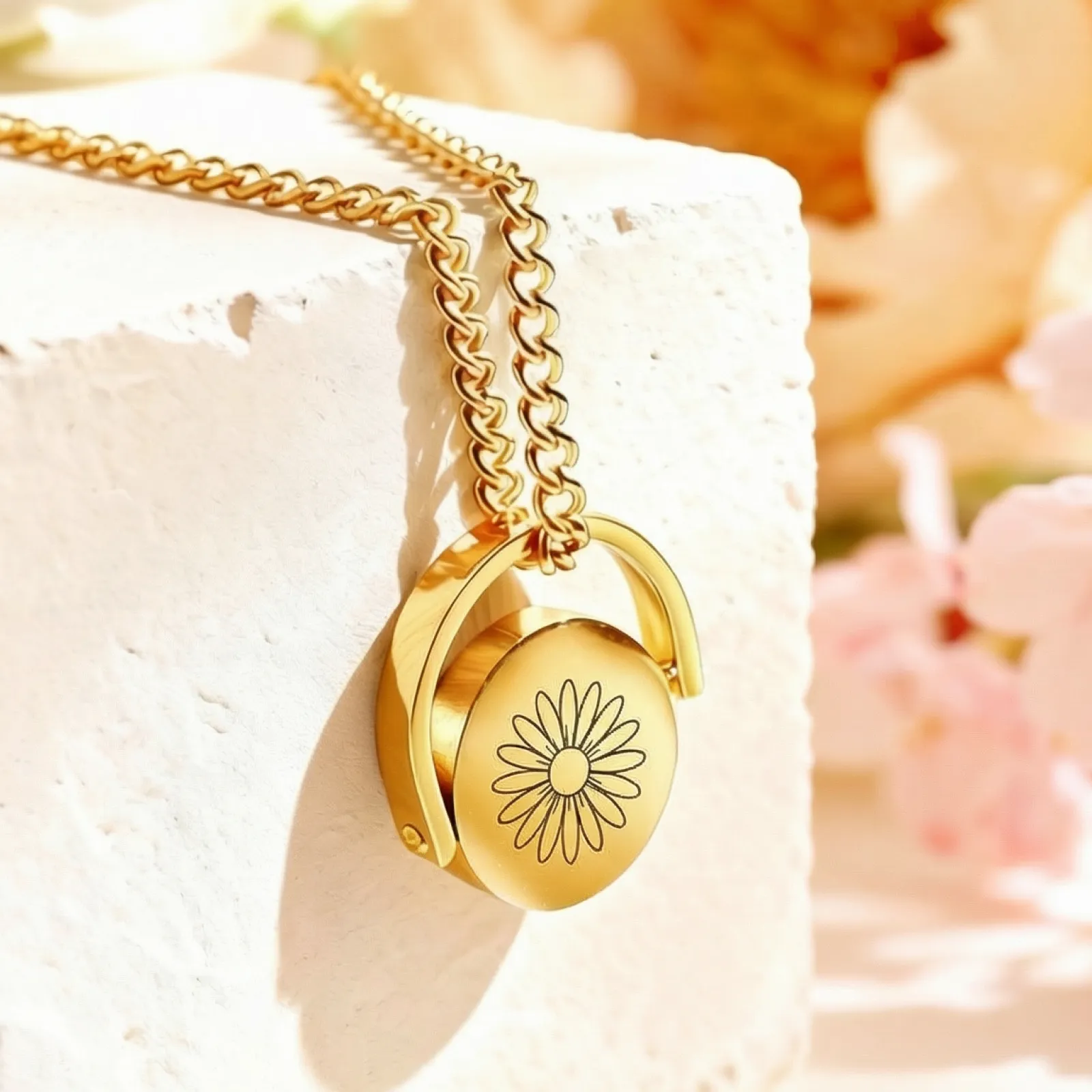 Stainless Steel Spinner Necklace (3pcs) - Image 5