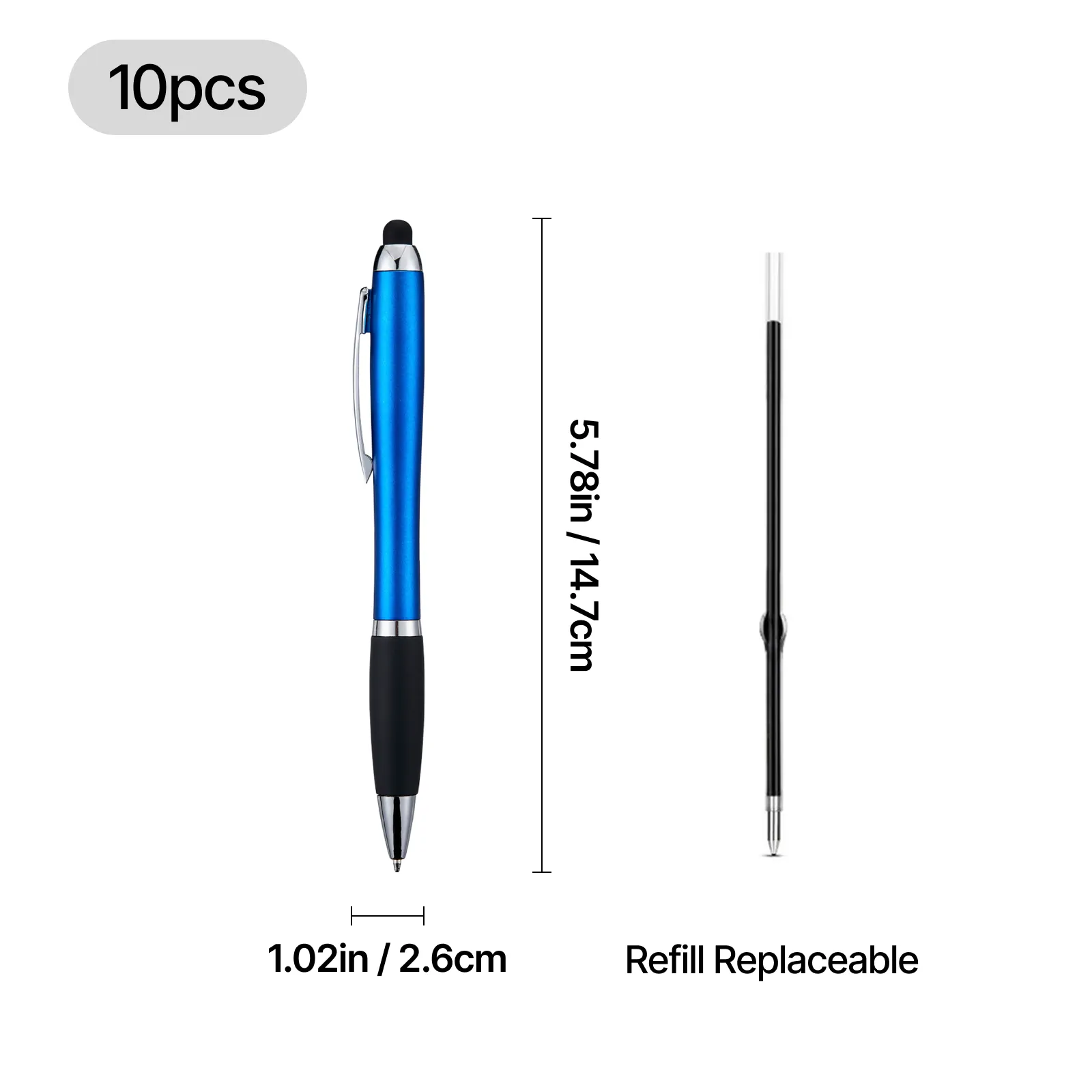 Stylus Ballpoint Pens With LED Light (10pcs) - Image 10