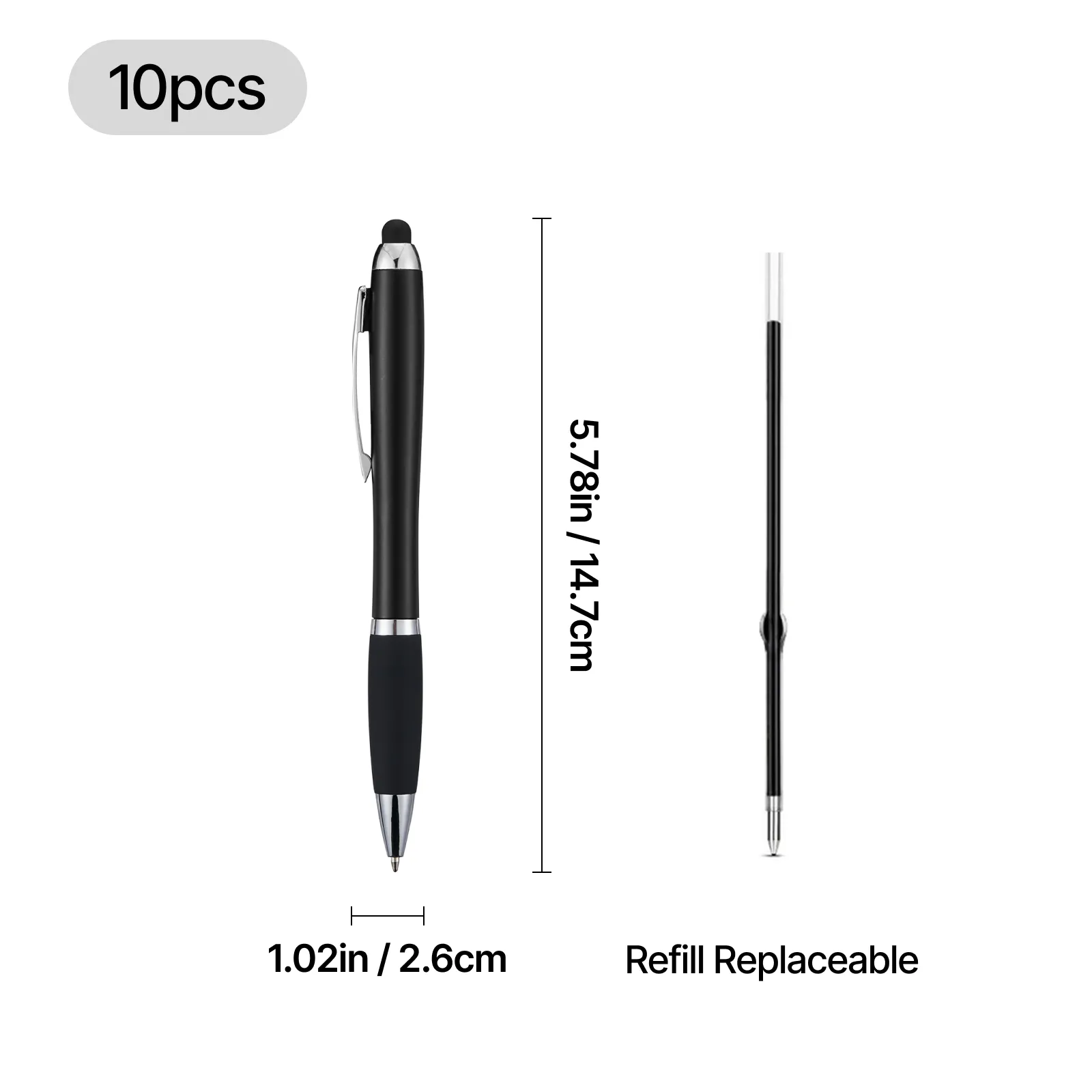 Stylus Ballpoint Pens With LED Light (10pcs) - Image 12