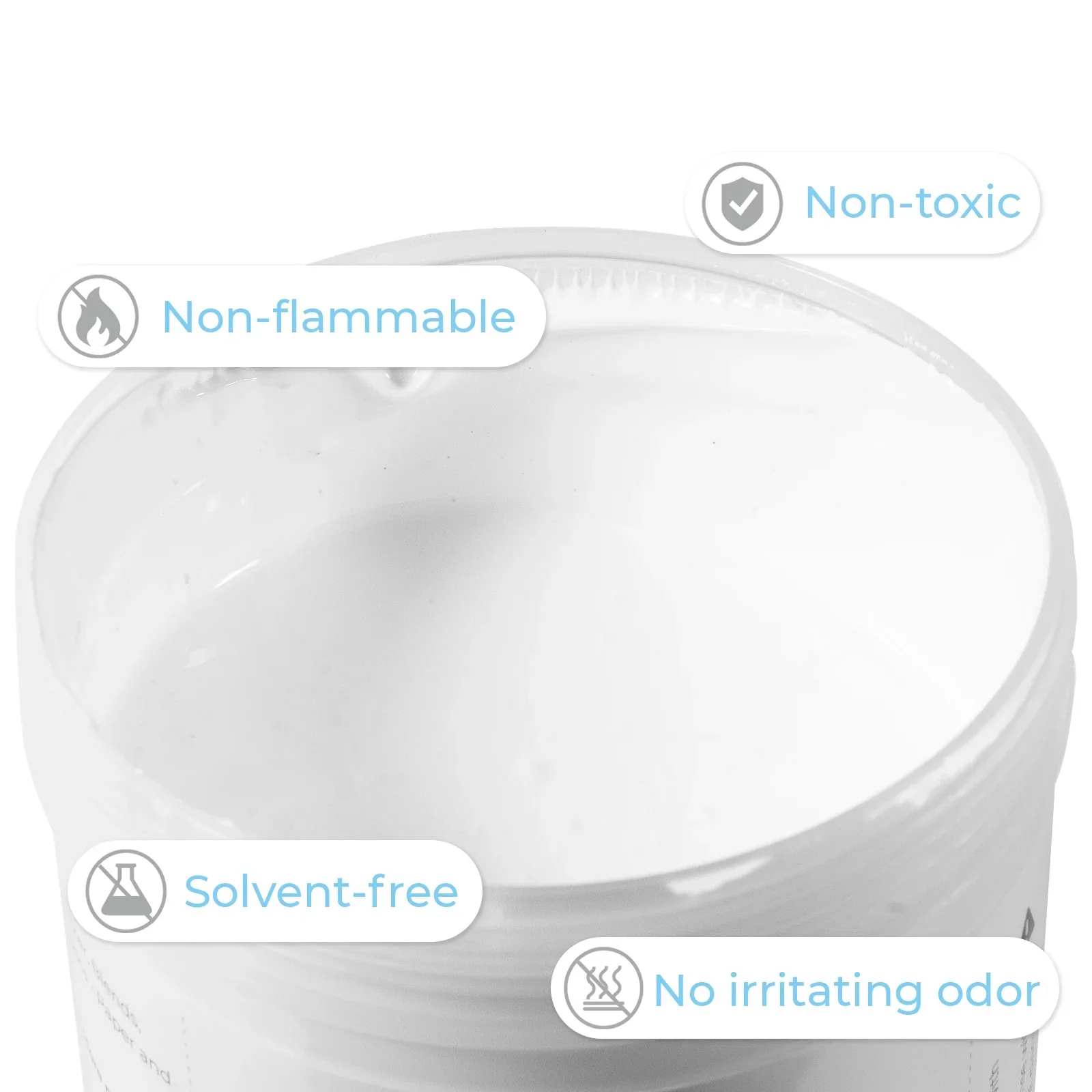 White Plastisol Ink for Screen Printing Fabric (16oz) - Image 3