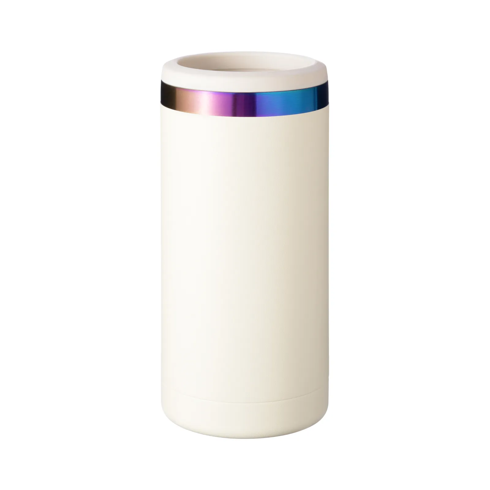 White to Iridescent Slim Can Cooler (0,35 L)