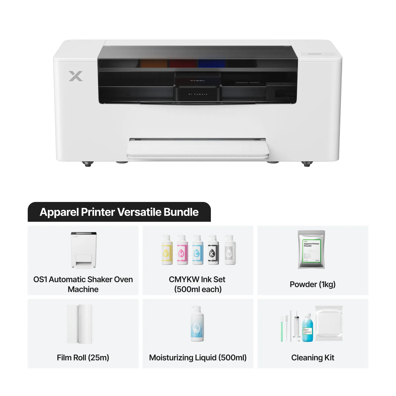 xTool Apparel Printer: One Click DTF Printer, Effortless Customization for Business - Image 13