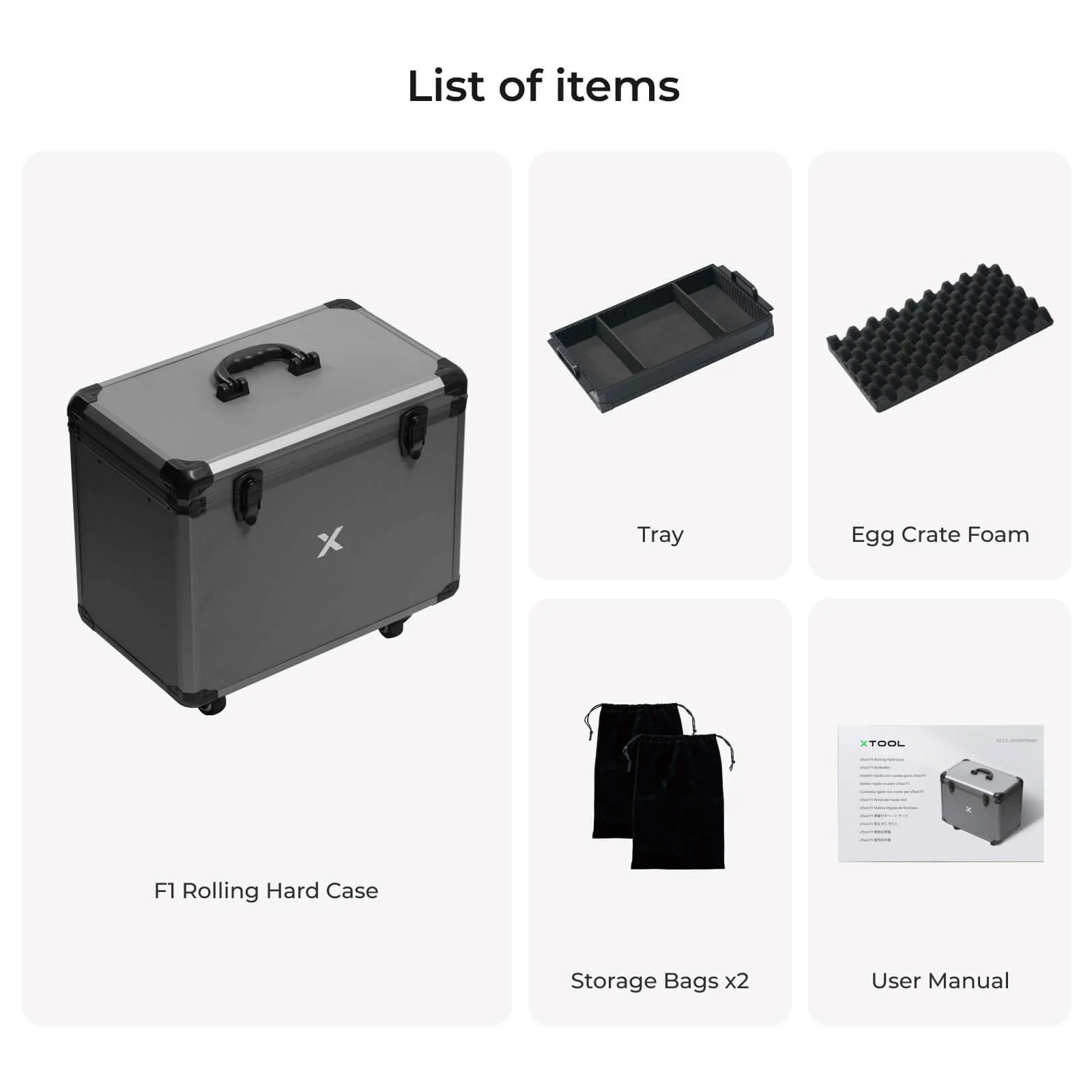 xTool F1 Rolling Hard Case - Image 8