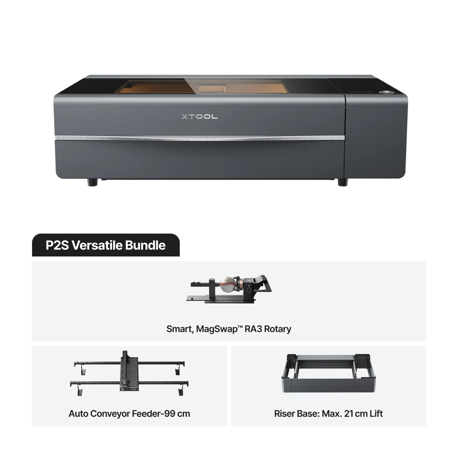 xTool P2S 55W Desktop CO2 Laser Cutter - Image 13