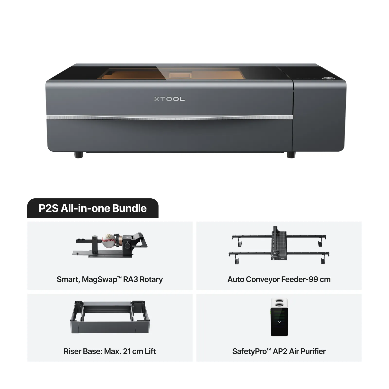 xTool P2S 55W Desktop CO2 Laser Cutter - Image 14