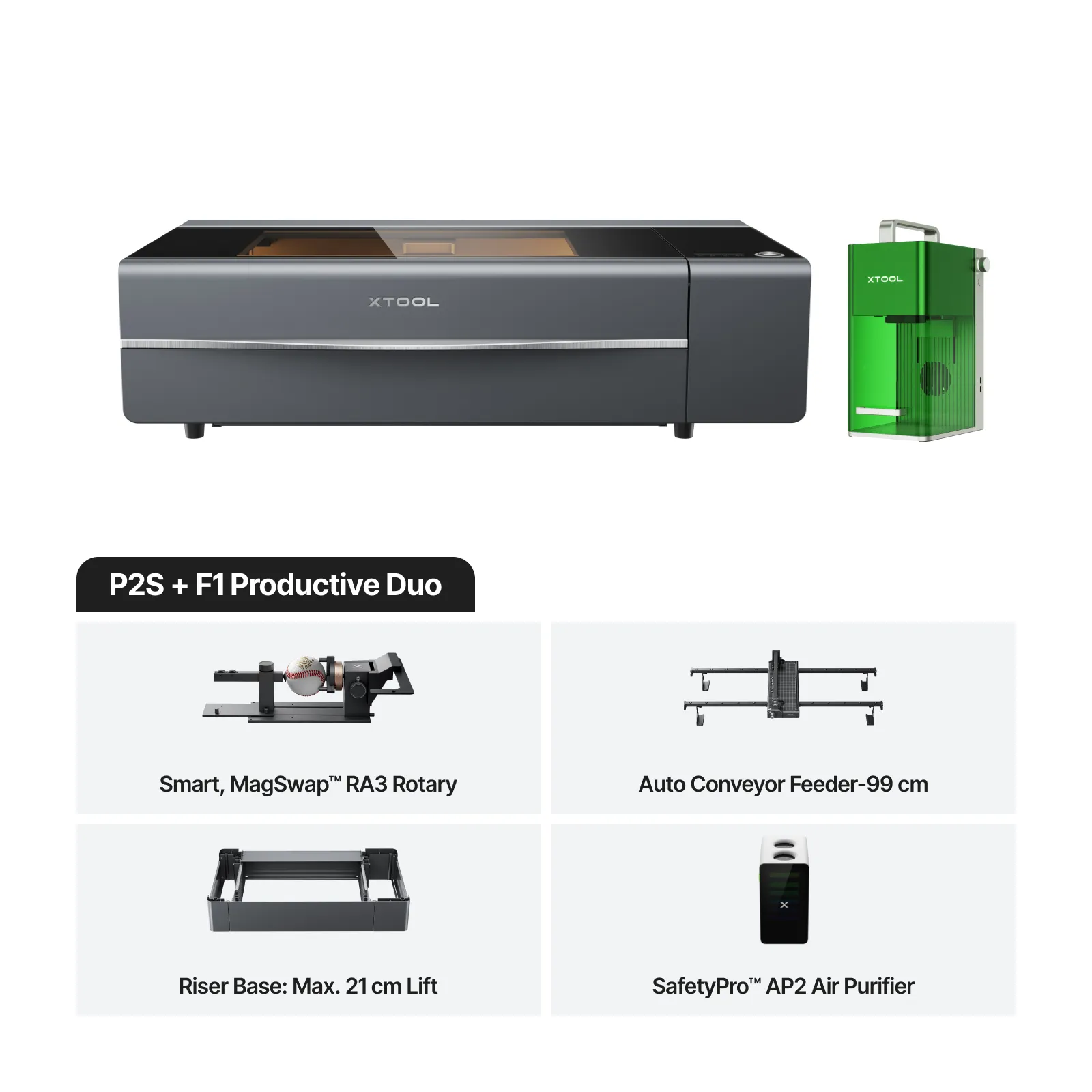 xTool P2S 55W Desktop CO2 Laser Cutter - Image 15
