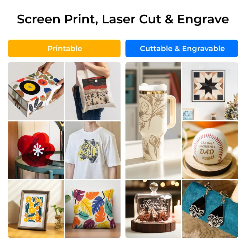 xTool P2S Screen Printing Kit: Solution with Laser for Education - Image 10