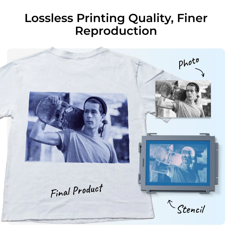 xTool P2S Screen Printing Kit: Solution with Laser for Education - Image 7