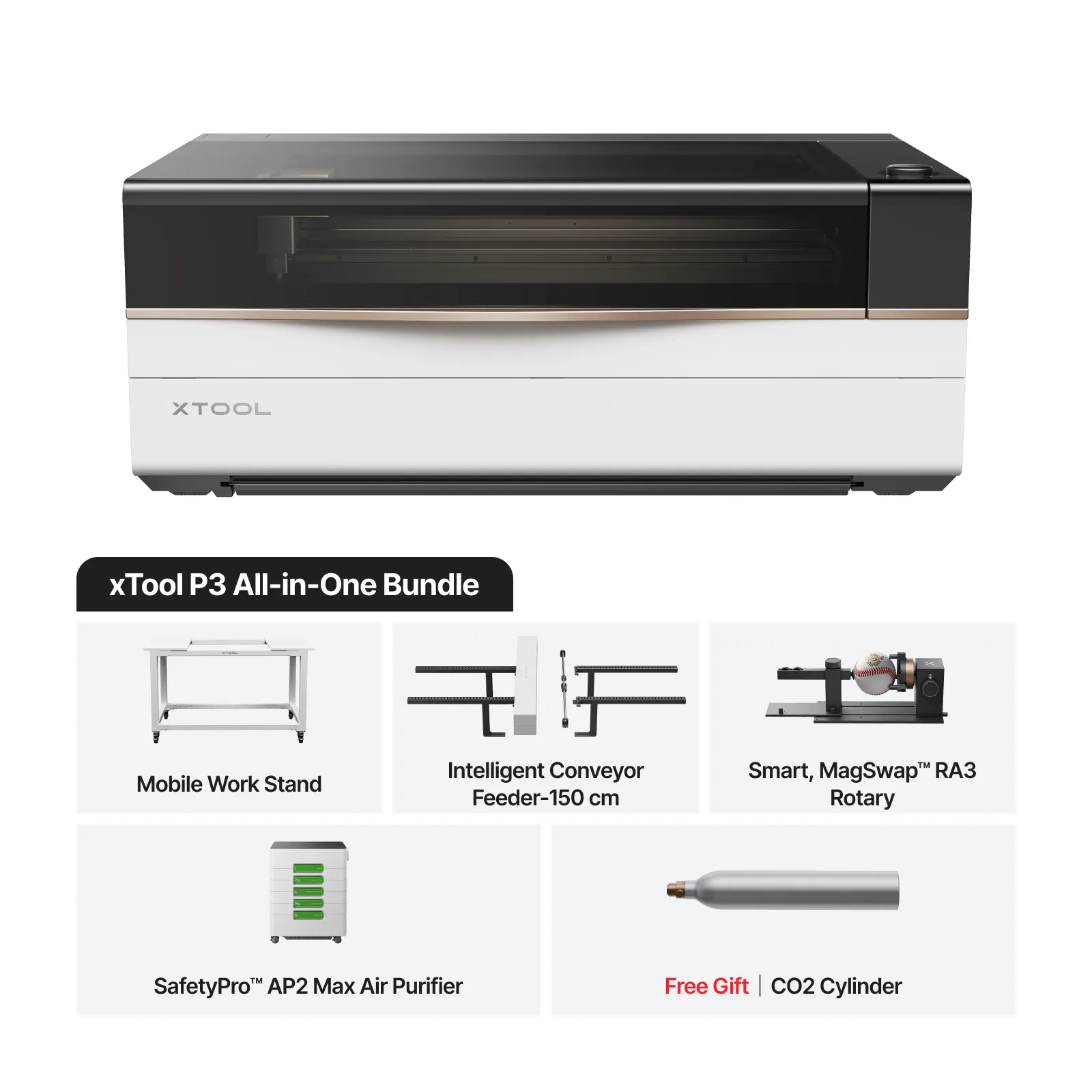 xTool P3 80W Flagship CO2 Laser Cutter with Intelligent Automation - Image 21