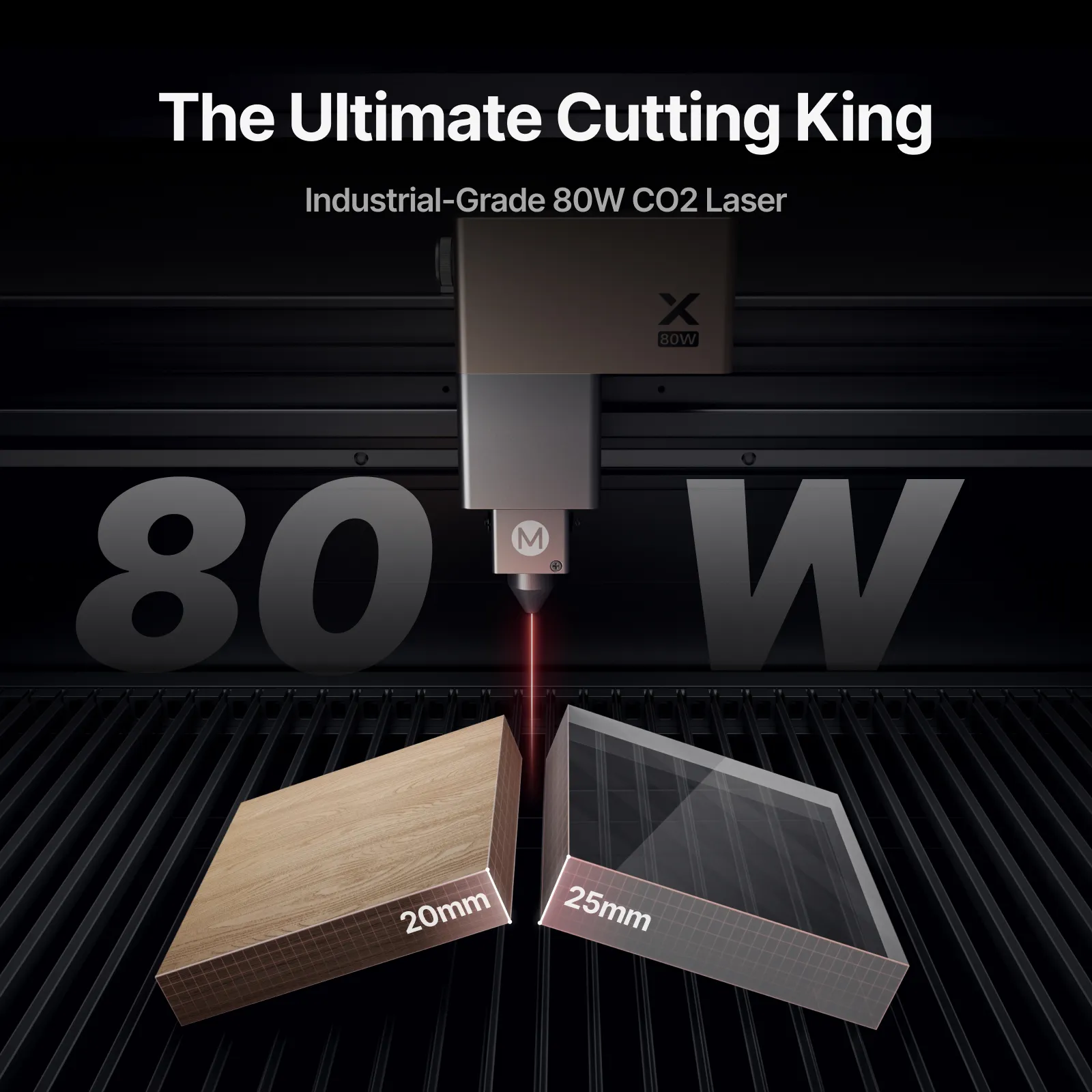 xTool P3 80W Flagship CO2 Laser Cutter with Intelligent Automation - Image 4