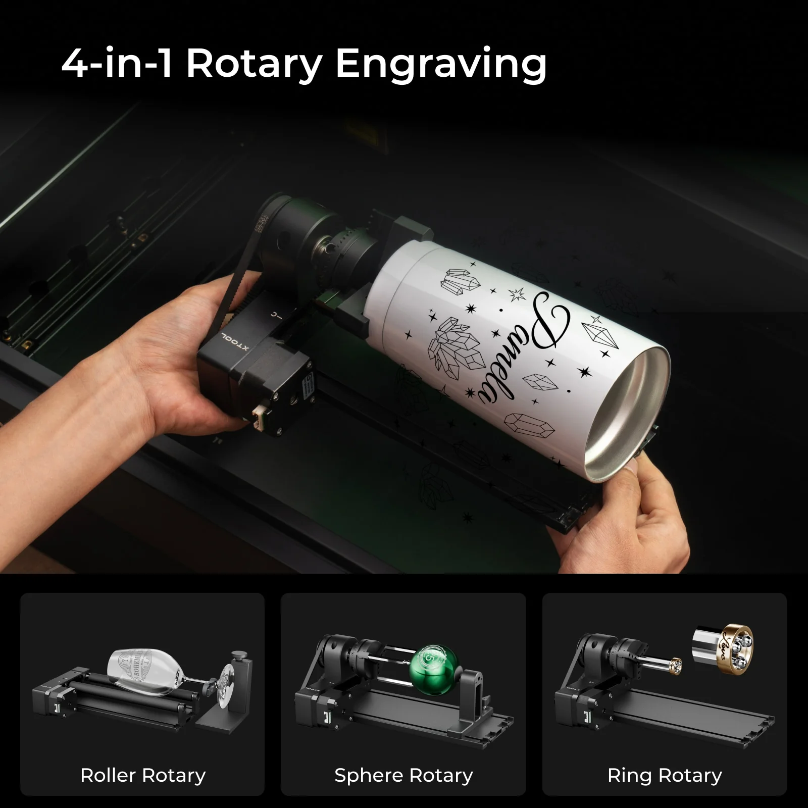 xTool S1 + 1064nm IR Laser Kit: Enclosed Diode Laser Engraver & Cutter - Image 8