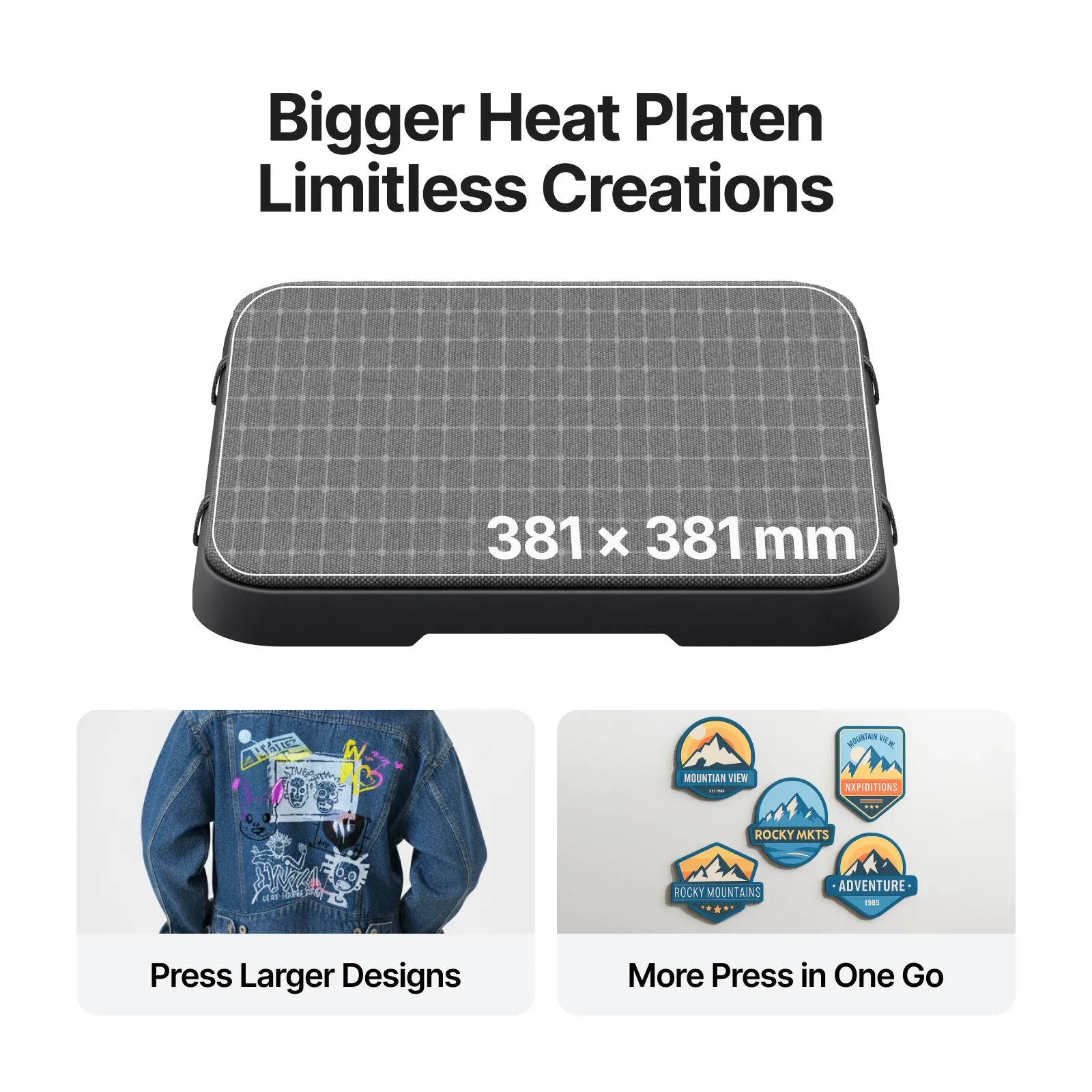 xTool Selected HP2 Auto Heat Press with 381 x 381 mm Platen - Image 5
